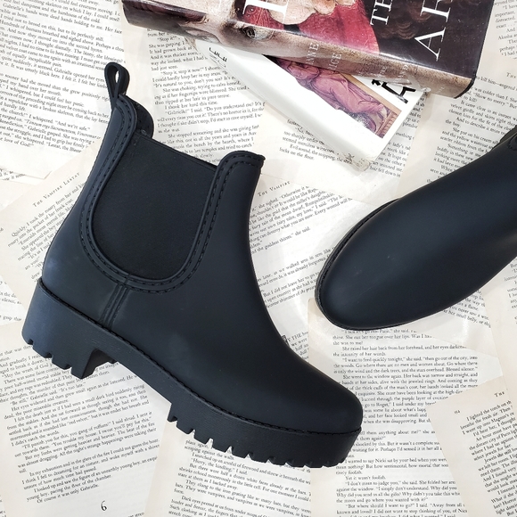 Jeffrey Campbell Shoes - NWOT JEFFREY CAMPBELL Cloudy Chelsea Rain Boots